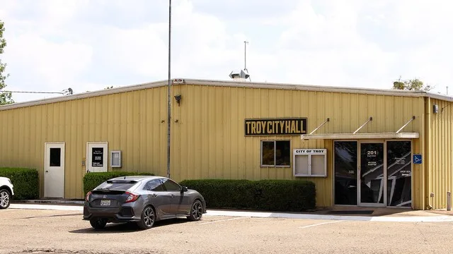 The city hall of Troy, Texas , United States.