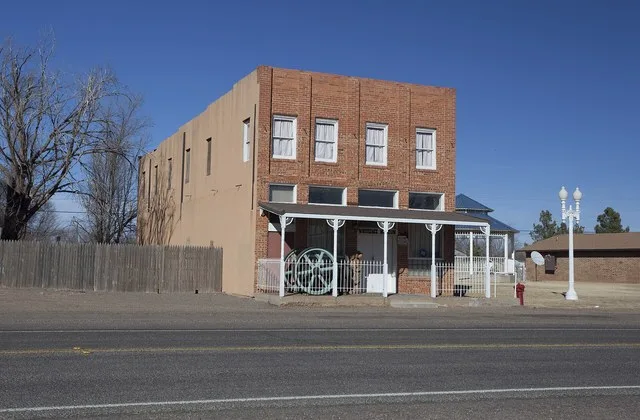 Originally the Whiteface Hotel built in 1926, now a museum, Whiteface, Texas .