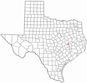 Adapted from Wikipedia's TX county maps by Seth Ilys.