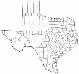 Adapted from Wikipedia's TX county maps by Seth Ilys.