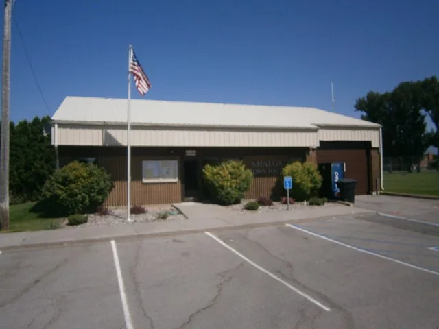 Amalga Town Hall, in Amalga , Utah , United States.
