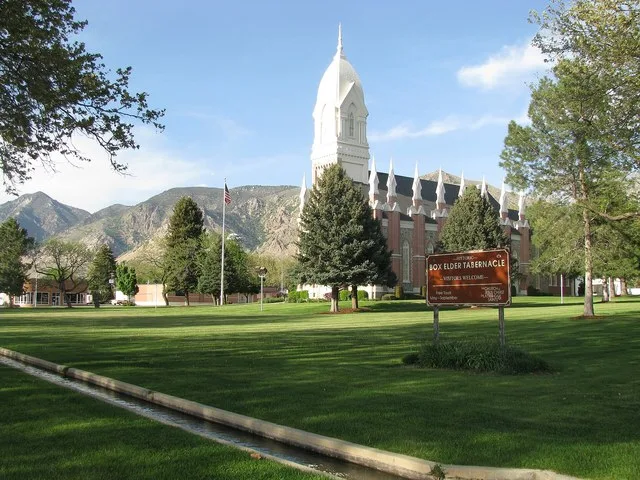 Box Elder Stake Tabernacle of The Church of Jesus Christ of Latter-day Saints located in Brigham City, Utah