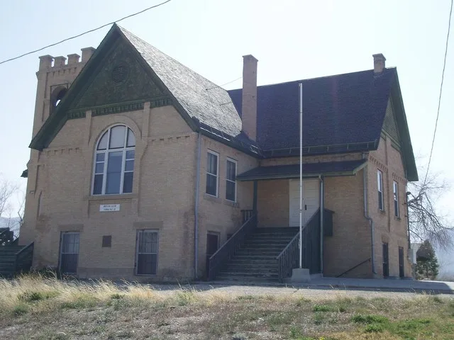 American Legion Post 42, a Ferron, Utah landmark originally built as a Presbyterian school