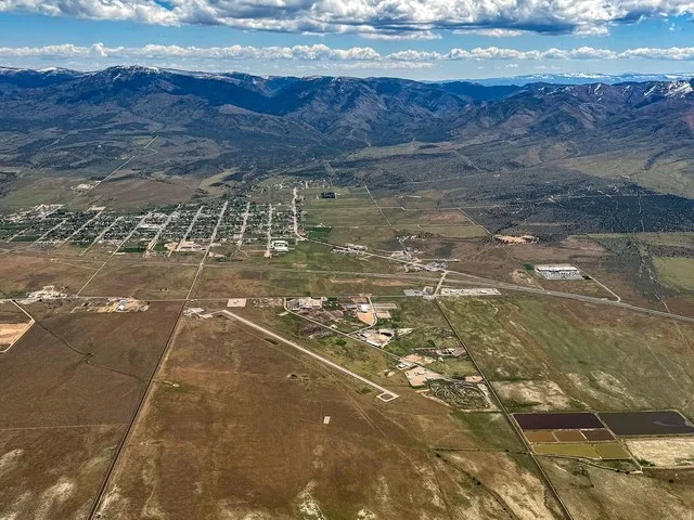 Fillmore, Utah from overhead