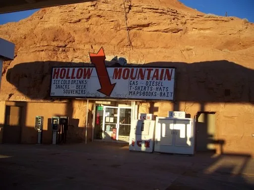 Hollow Mountain Store, in Hanksville