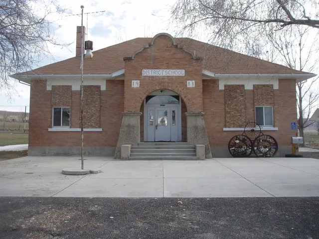 The old schoolhouse in Howell , Utah , United States .