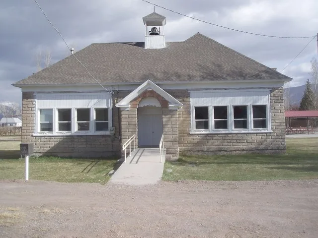 The town office of Kingston , Utah , United States .