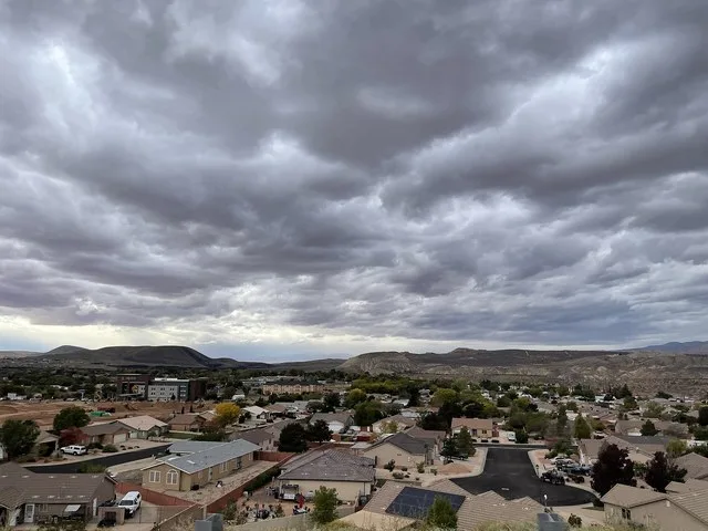 La Verkin city seen from UT 9