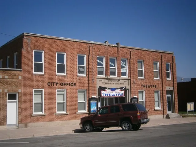 The Lewiston Community Building, a historic building in Lewiston , Utah , United States.