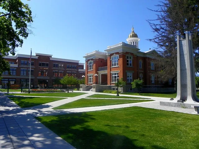 City of Logan, Utah historic courthouse.