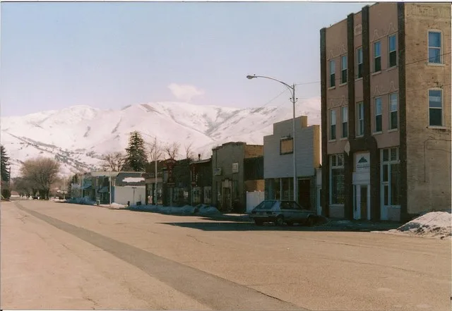 Old Commercial Street, Morgan, Utah .