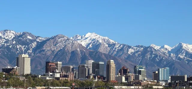 Salt Lake City skyline view