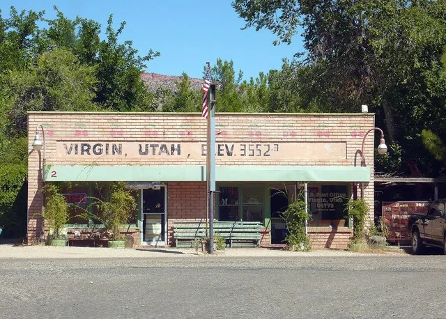 Post Office and Book Shop in Virgin, Utah