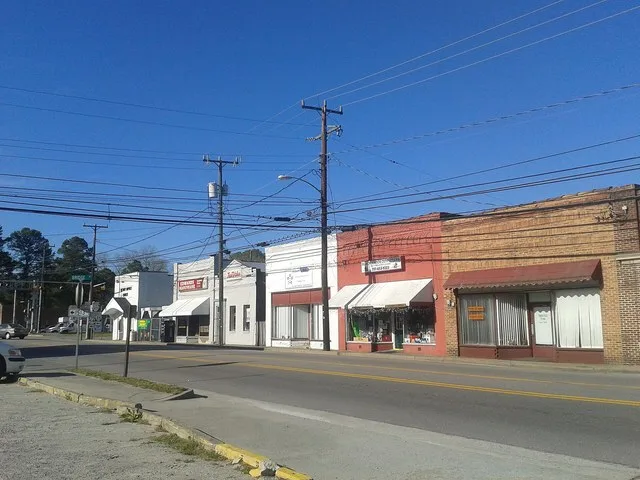 Downtown Courtland, Virginia, county seat of Southampton County