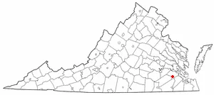 Adapted from Wikipedia's VA county maps by Seth Ilys .