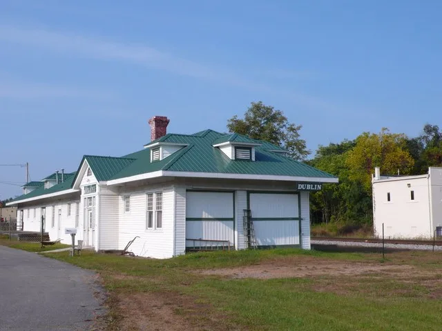 The former train station along US 11 in Dublin, Virginia .