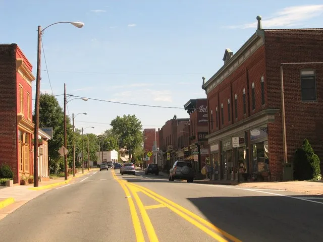 Gordonsville, VA's downtown
