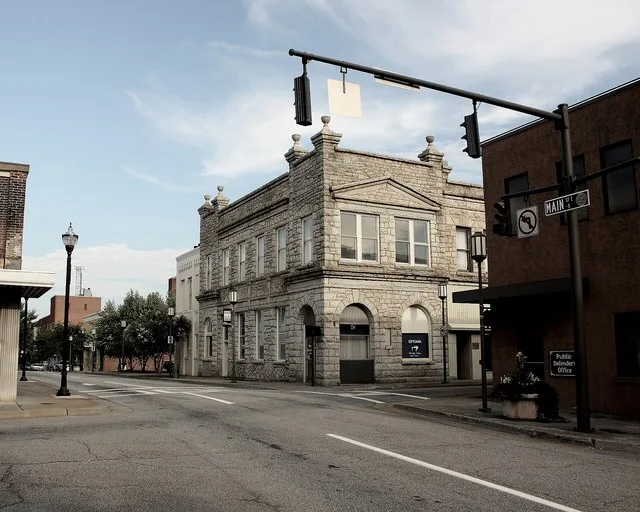 A view of Main Street in uptown Martinsville, Virginia. I, David "Wolf" Reynolds (Wikipedia User:Sleddog116 ), am the copyright holder of this work and hereby grant permission for...