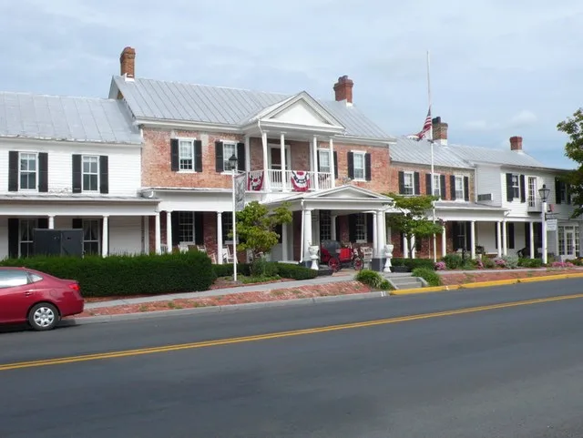 The Wayside Inn in Middletown, Virginia. Operating since 1797, it claims to be the oldest operating motor inn in America.