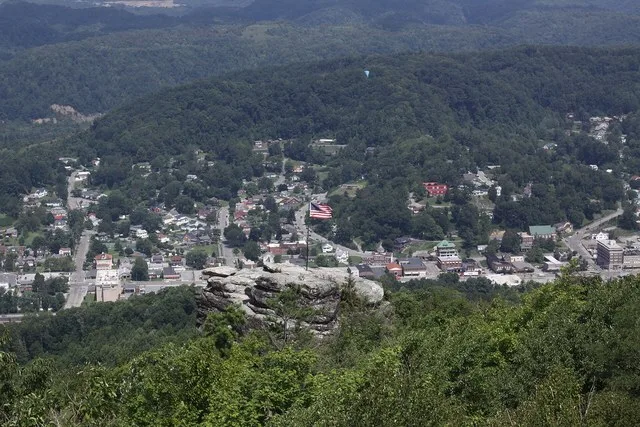 View overlooking Norton, Virginia