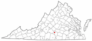 Adapted from Wikipedia's VA county maps by Seth Ilys .
