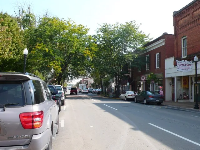 Main Street in Pulaski, Virginia.