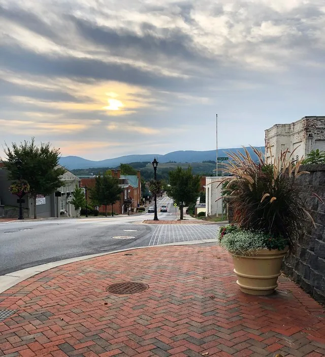 Downtown Waynesboro 2019, looking down West Main Street