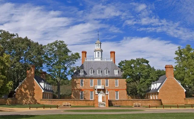 The Governor's Palace in Williamsburg, Virginia, 2pm on September 20, 2012, using a Nikon D80.