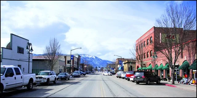 Here is downtown Chewelah from 2018 with Sety's Ace Hardware visible on the right side of Main Ave. (Brandon Hansen photo)