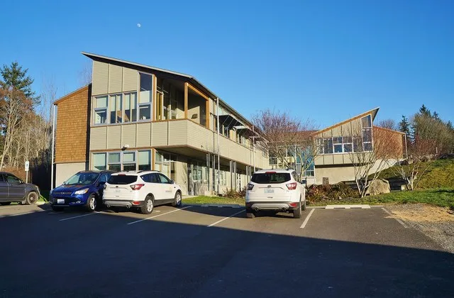 The city hall of Edgewood, Washington , a small suburban community in King and Pierce counties.