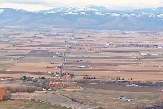 Kittitas, Washington, United States, viewed from U.S. Highway 97.