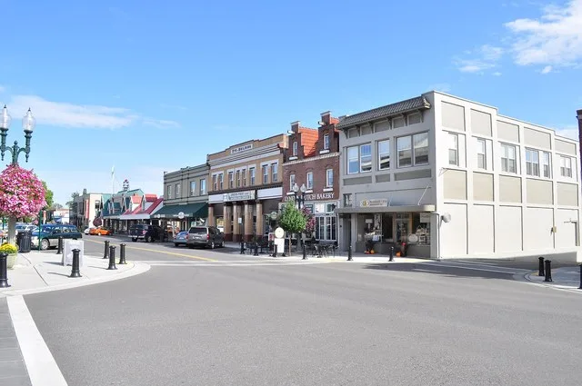 Front Street in the heart of Lynden, Washington, U.S.