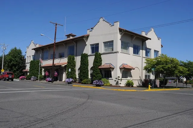 City Hall, Montesano, Washington, USA.