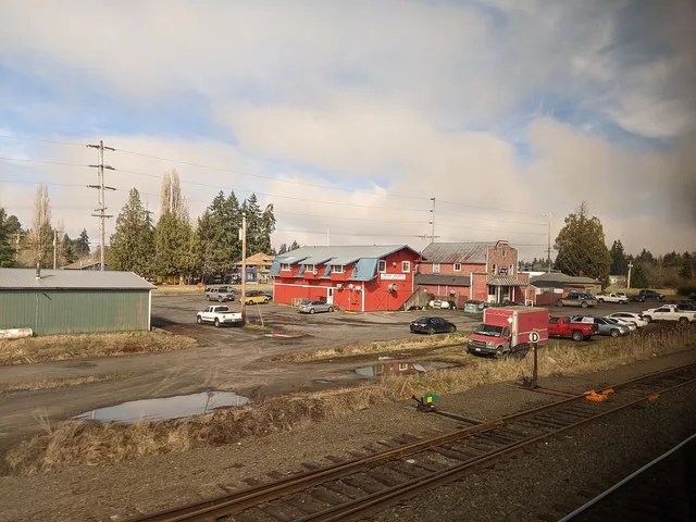 Napavine, Washington USA at W Front St with W Harrison St.