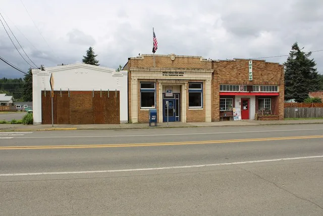 Post Office & The Pub in Pe Ell, Washington.
