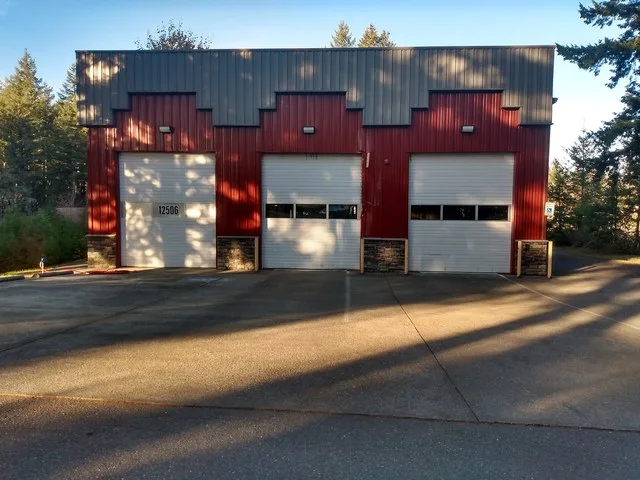 The fire station in Rainier, WA.