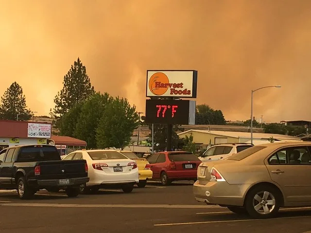 Fire from Royal City on Tuesday 6/4/19