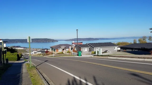 A neighborhood in Ruston.