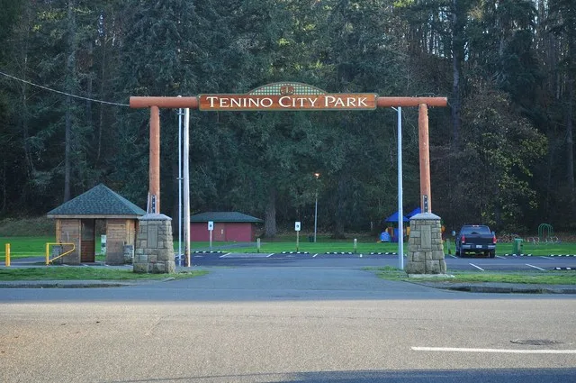 Entrance to Tenino City Park, Tenino, Washington, U.S.