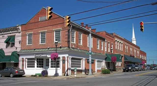 Main Street in w:Barboursville, West Virginia .