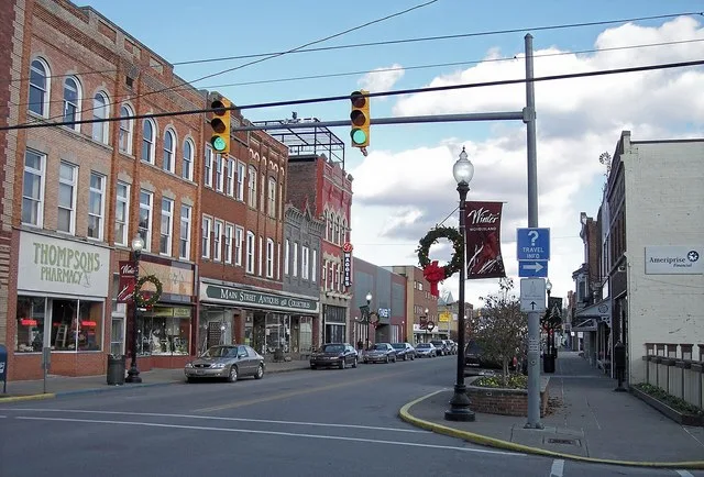East Main Street in w:Buckhannon, West Virginia