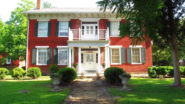 Cedar Grove, also called the William Tompkins House, in Cedar Grove, West Virginia.