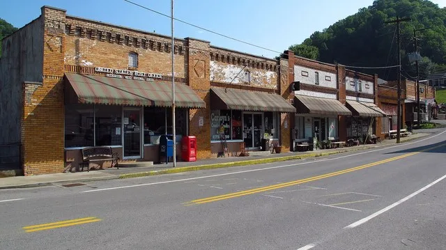 Rockhouse Drive in Delbarton, West Virginia.