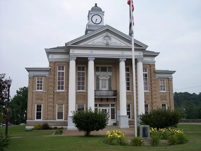 The Wirt County Courthouse in Elizabeth, West Virginia