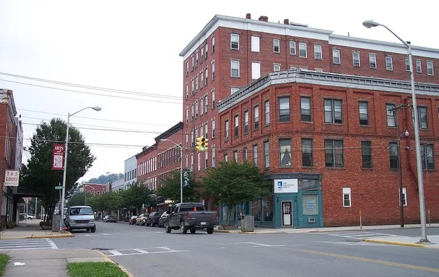 Davis Avenue in downtown Elkins, West Virginia