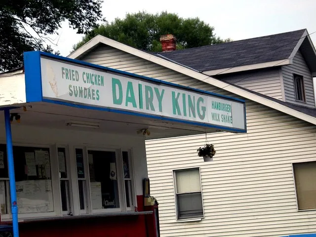 exterior view of a burger and milkshake restarurant in Mill Creek, West Virginia