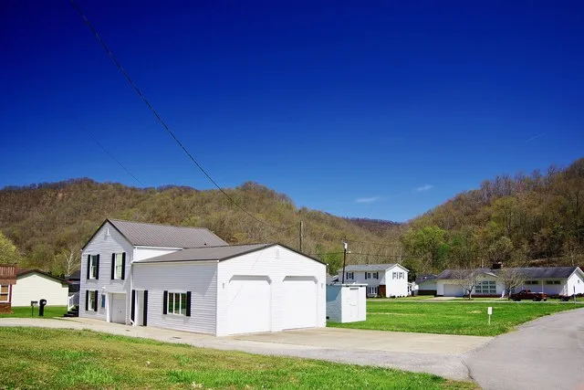 Town Hall in Mitchell Heights, West Virginia, United States.