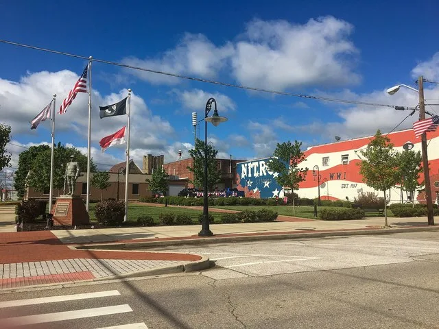 Living Memorial Park in downtown Nitro, WV. Dedicated in 2017.