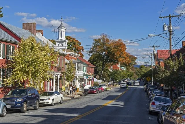 Shepherdstown Historic District , German Street in Shepherdstown, West Virginia, USA