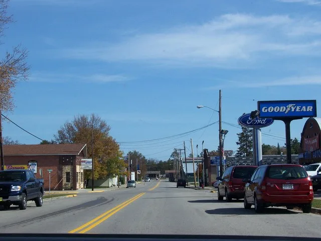 Looking east while travelly on County Highway W in en:Crivitz, Wisconsin , United States. This image was taken October 7, 2006 by User:Royalbroil (image date is wrong) en:Category...